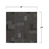 Mohawk Mohawk Basics 24 x 24 Carpet Tile with EnviroStrand PET Fiber in Smoke 96 sq ft per carton EQ302-978